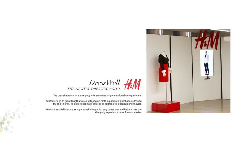 H&M DressWell digital dressing room — full case study